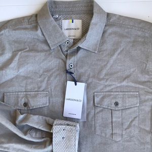 LARSSON & CO Button Front Casual Shirt